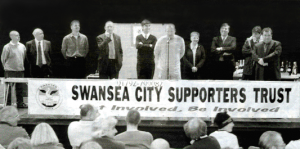 27th August 2001 - Swansea City Supporters Trust launched at Patti Pavillion [Click to enlarge image]