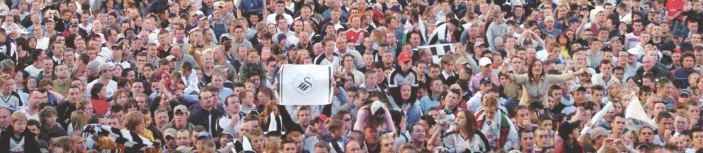 Swansea City Football fans [Click to enlarge image]