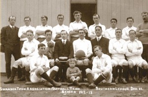 Swansea Town Association Football Team 1912 -1913 [Click to enlarge image]