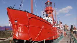 Boats and ships on display