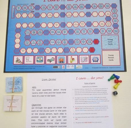 Board Game, to raise awareness of issues facing Young Carers